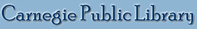 Carnegie Public Library Logo.